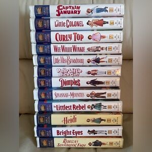 Shirley Temple VHS Movie Collection